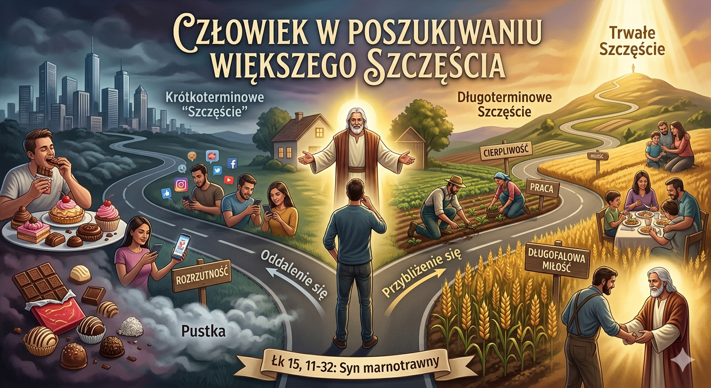Zdjęcie poszukiwania większego szczęścia